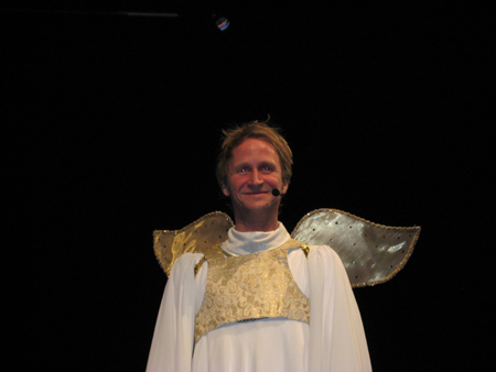 Michi scheint sich zu freuen..