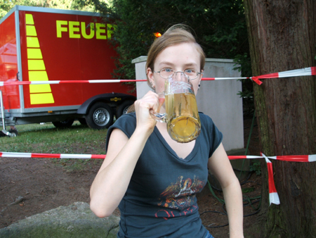 die feuerwehr mu�te nicht eingreifen