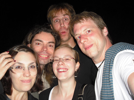 fr�hliche menschen in fr�nkischer nacht