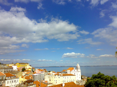 blick über die alfama