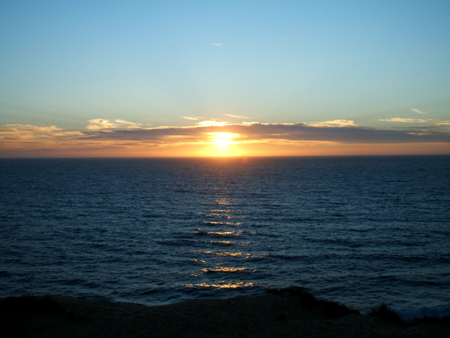 sonnenuntergang praia do meco