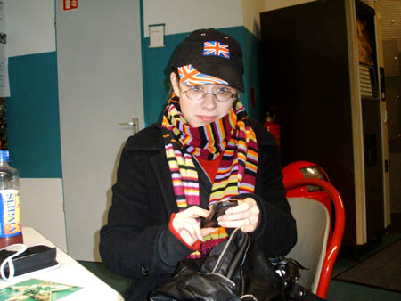 chrissy: im winter immer mit schal