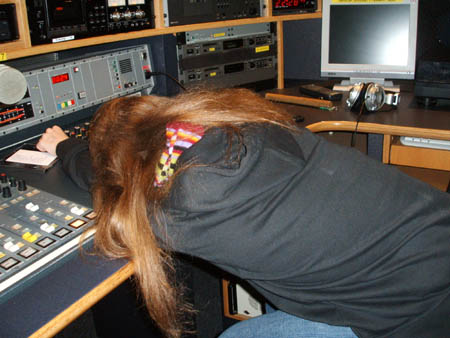 chrissy schl�ft schon..