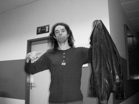 erstmals in 2007 mit lederjacke! frühling!!