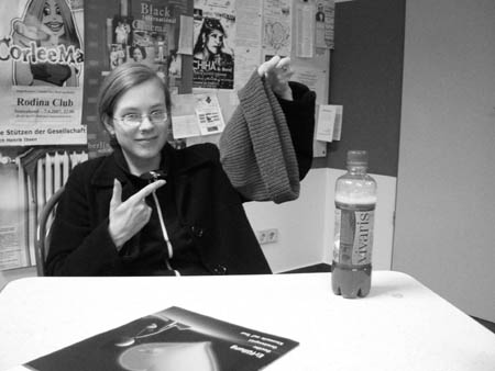 eine mütze! unglaublich!!