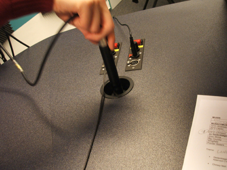 das mikrofon als sonde