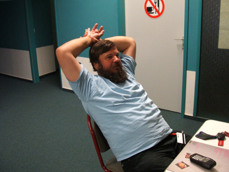 axel ist zu besuch da