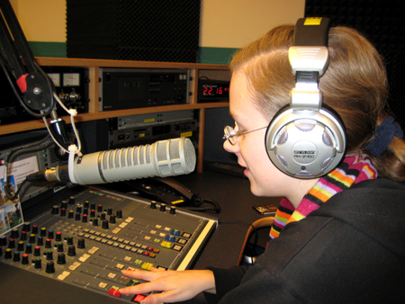 chrissy an der arbeit