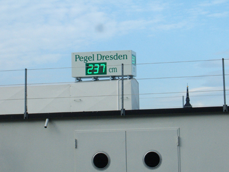 pegel ungefährlich, na wasn glück!