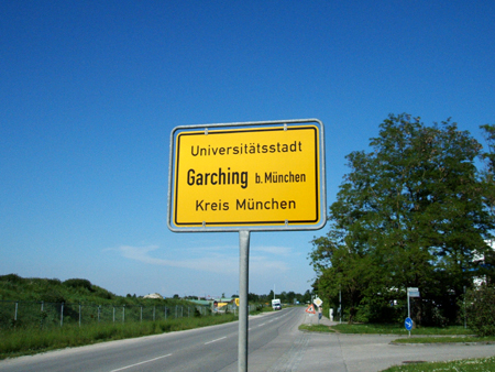 hier gehts nach garching