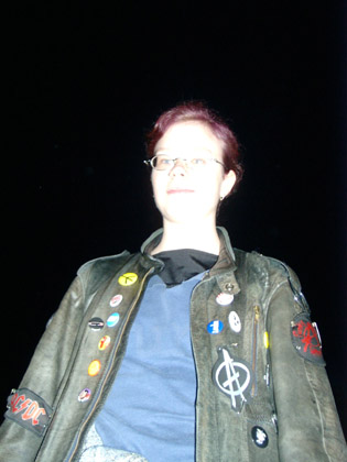 chrissy nach ihrem ersten eiskorn..